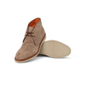 OSCAR Laced Higher Boots on Grege Suede