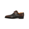 Derbies - ARCA PULLMAN Ebony Leather & Leather Soles Lace-Ups