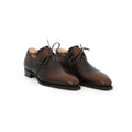 Derbies - ARCA PULLMAN Ebony Leather & Leather Soles Lace-Ups