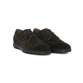 Derbies - Suede & Rubber Soles Lace-ups + Medallion Brogue