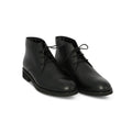 Chukka Boots - Desert Leather & Rubber Soles Lace-Ups