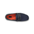 Penny Loafers in Navy Rubber
