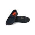 Lace Loafers in Navy Rubber