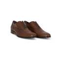 Laced Derbies in Brown Leather