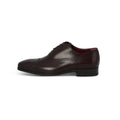 Cap Toe Oxfords - Patinated Leather & Leather Soles Lace-Ups