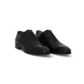 Cap Toe Oxfords - Patinated Leather & Leather Soles Lace-Ups