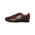 YORK Sneakers in Dark Brown Leather