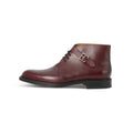 Chukka Boots - COMBE Calf Leather & Double Leather Soles Lace-Ups + Bride + Single Buckle
