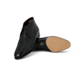 FOWEY Boots in Black Calf Leather
