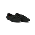 Penny Loafers in Black Rubber