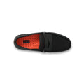 Penny Loafers in Black Rubber