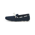 Lace Loafers in Navy Rubber