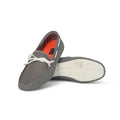 Lace Loafers in Grey Rubber