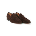 Duke Loafers in Dark Brown Suede