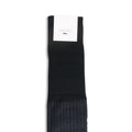 Plain Navy and Light Blue Plated Cotton Long Socks