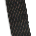Plain Navy and Brown Plated Cotton Long Socks