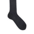 Socks - Long Pur Cotton Plaited