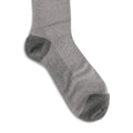 Caviar Grey and White Cotton Long Socks