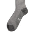 Caviar Grey and White Cotton Long Socks