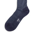 Prince of Wales Navy and Blue Cotton Long Socks
