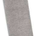Fleur-de-Lys Grey and White Cotton Long Socks