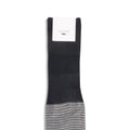 Fleur-de-Lys Navy and White Cotton Long Socks