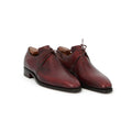 Arca Pullman Laced Derbies in Wine Lees Leather