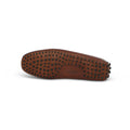 Picot Loafers in Antique Brown Leather