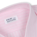 Striped Pink Double Cuff Shirt