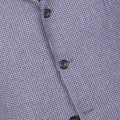 Blazer - Checkered Fleece Wool, Silk & Linen Single Breasted