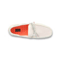 Lace Loafers in White Rubber