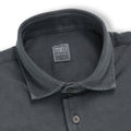 Polo-Shirt - Frosted Jersey Cotton Long Sleeves