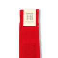 Plain Red Scotland Thread Long Socks