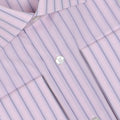 Striped Pink Double Cuff Shirt