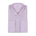Striped Pink Double Cuff Shirt