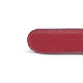Burgundy Leather Belt