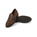 New Boston Loafers in Antique Brown Leather