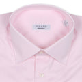 Plain Pink Double Cuff Shirt