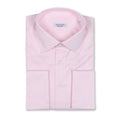 Plain Pink Double Cuff Shirt