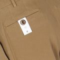 Camel Twill Slim Pants