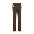 Brown Twill Slim Pants