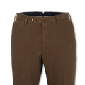 Brown Twill Slim Pants