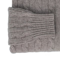 Cable Knit Sweater - Cashmere 2 Ply Crew Neck