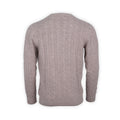 Cable Knit Sweater - LUIS Cashmere Crew Neck