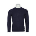 Cable Knit Sweater - LUIS Cashmere Crew Neck
