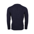 Cable Knit Sweater - LUIS Cashmere Crew Neck