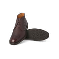 Chukka Boots - GENÊT Grained Leather & Ravel Rubber Soles Lace-Ups