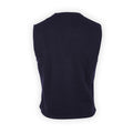 Waistcoat Plain Colour Wool And Cashmere V-Neck Sleeveless