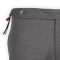 Pants - CLASSIC 80 S Flannel Cashmere Stretch Straps + Buttons