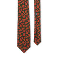 Tie - Paisley Pattern Silk Sevenfold